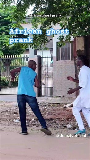 African ghost prank