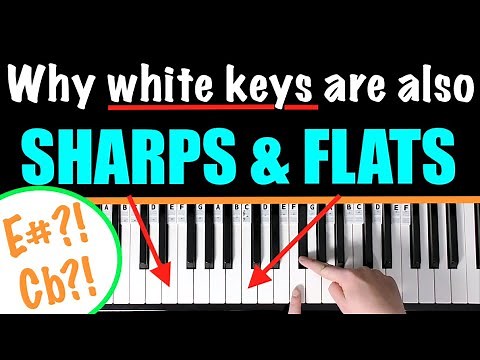 Why ALL Piano keys are sharps and flats 🎹