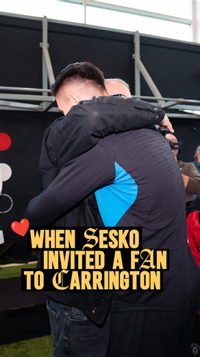 Manchester United on Instagram: "When Ben invited a fan to Carrington 🥹❤️"