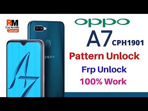 Oppo A7 [CPH1901] Frp,Pattern Unlock 100% Test Only Ufi Box