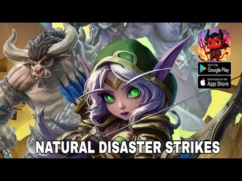 Natural Disaster Strikes Gameplay - RPG Game iOS Android