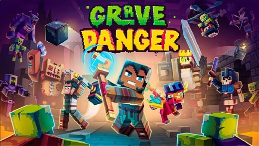 儿子本地双人合作《我的世界》极度危险 Grave Danger 我的世界基岩版 官方商城免费模组 类似游戏《兽人必须死》