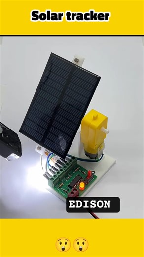 How to make solar tracker project without Arduino #solartracker #shorts #viral #trending