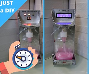 Automatic Soap Dispenser With Hand Wash Timer