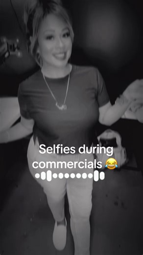 Fun Selfies During Commercial Breaks