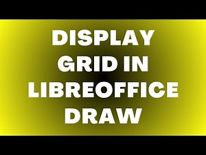 How to Show Grid in LibreOffice Draw