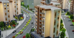 Panorama Miniature Models Apartment Buildings Lighting Landscape Roads Cars Slow