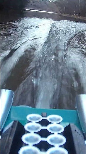 RC Jetstream Boot - erste Testfahrt mit mini Kamera onboard