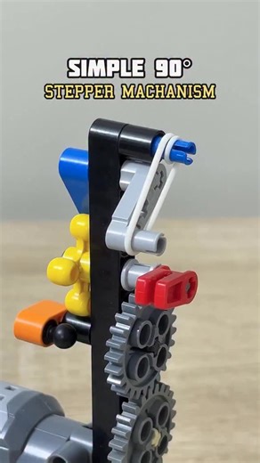 Simple 90° Stepper Mechanism #legotechnic #stepper #mechanism #mechanical #engineering | Bricks Master Builders