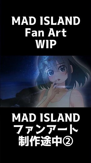 【MAD ISLAND FAN ART WIP 2】マッドアイランドファンアート制作途中② #shorts