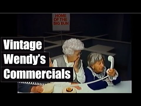 Old Wendy's Commercials from the 1980's | Retro Restaurant Ads