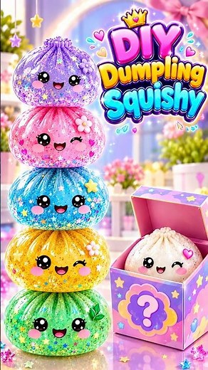 How to Make a Squishy | DIY Dumpling Squishy #squishy #diy