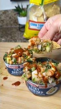 Homemade shrimp ceviche ￼