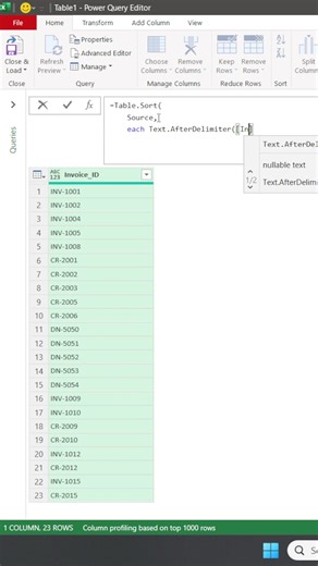 Custom Sorting in Power Query - Table.Sort Function | Excelist