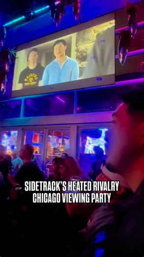 Chicago’s HEATED RIVALRY Viewing Party at Sidetrack was sooo much fun. 🌈🏒🥅 We can’t wait to watch Season 2 with you. #Chicago #HeatedRivalry #ViewingParty | Sidetrack The Video Bar