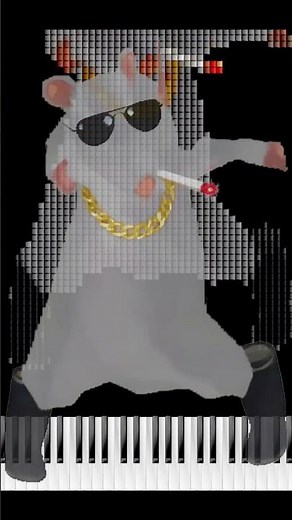 🎹 “Rat Dancing Meme on Piano! 🐀💃 MIDI Art Madness” #piano #animation #pianomusic