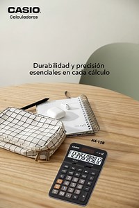 Funcionalidad con la AX-12B, esta calculadora de escritorio te ofrece: 🔢 Pantalla extragrande para visualizar tus cálculos 📝Teclas diseñadas para una entrada de datos fluida y precisa. 💥La AX-12B está siempre lista para ayudarte en cualquier tarea, garantizando cálculos rápidos y efectivos. ¿Ya tienes la tuya? Adquiérela aquí ahora 👉🛒 https://casiomx.online/rwt | Casio calculadoras Mx