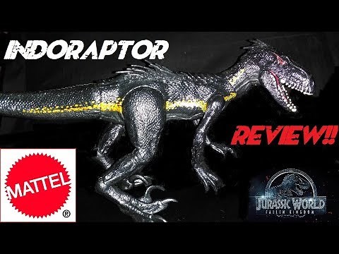 Mattel Jurassic World: Fallen Kingdom Indoraptor Review!! Articulated version!!