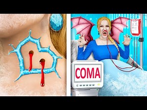 Princess Elsa Woke Up From a Coma And Became Vampire