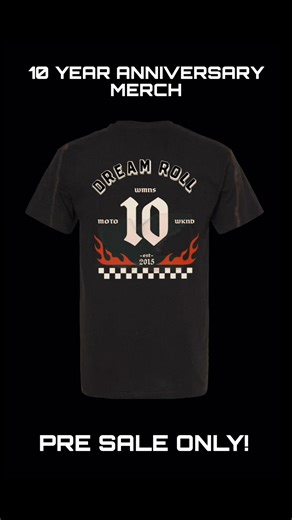  Dream Roll 10 Year Anniversary Merch is HERE!  Available exclusively online for Pre-Sale: lock in your favs and sizes now to pick up at the event! ❤️‍️  Visit www.dreamroll.com >>> click Tickets >>> then Add-Ons to pre-order! #TheDreamRoll #DreamRoll #WomenWhoRide | The Dream Roll | Facebook
