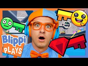 Blippi Plays 'Find the Keys' on Roblox - PART 2! | Blippi Plays Roblox! | Educational Gaming Videos