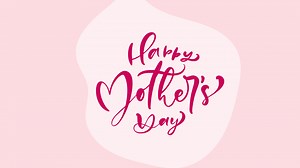 Download Happy Mother's Day Text with Flowers Background for free