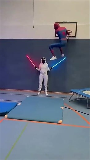 Spiderman vs The Floor is Lava Challange Who Will Win Part 7 #shorts backward