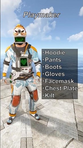 Rust Playmaker Full Armor Set