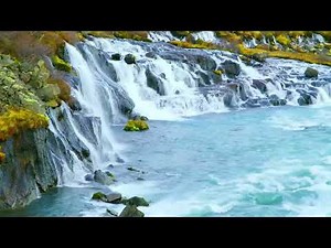 10 Hours of Serene Iceland Waterfalls: Relaxing Cascade