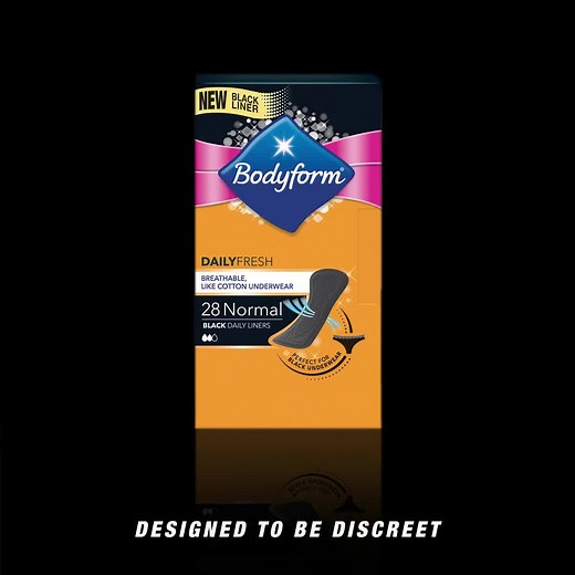 Leggings kind of day? Go ahead – your black liner has you covered. Have you picked up the all new Bodyform BLACK essential? | Bodyform