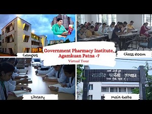 Virtual Tour 360°|| Government Pharmacy Institute, Agamkuan, Patna, 800007 || GPI PATNA