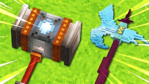 Discovering secret Minecraft OP weapons...