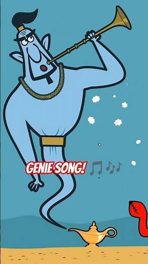 Clawlolo 🦀🎶 Underwater Genie Tunes! 🎸 Dance and Sing All Day 🎶🐠#shorts