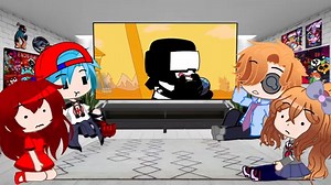 FNF Reacts To TANKMAN VS BOYFRIEND STRESS - FRIDAY