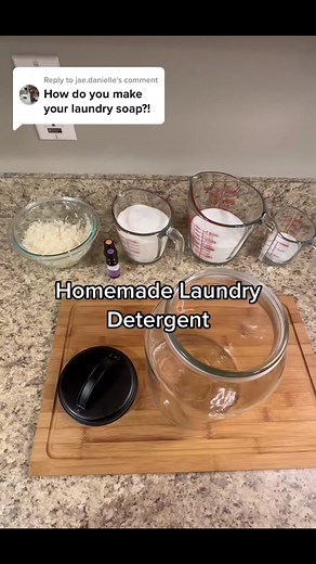Homemade Laundry Detergent Recipe with Borax and Essential Oils
