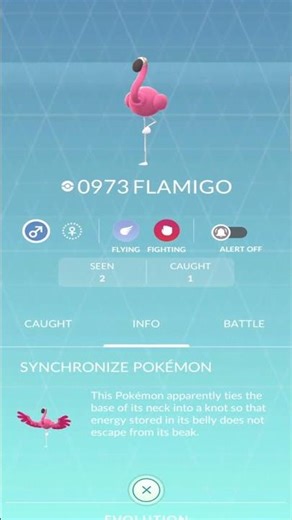 Pokedex: Pokemon GO-Flamigo