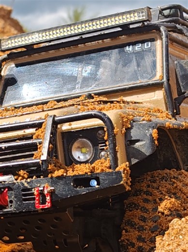 He's just a beauty 😩💖 #traxxas #fyp #rccrawler #defender #rc