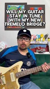 Guyker JM001 tremolo bridge on Squier j mascis jazzmaster