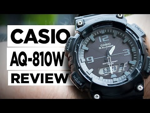 #CASIO AQ-S810W Tough Solar Watch (Module 5208) Hands on Review - Is it any good?