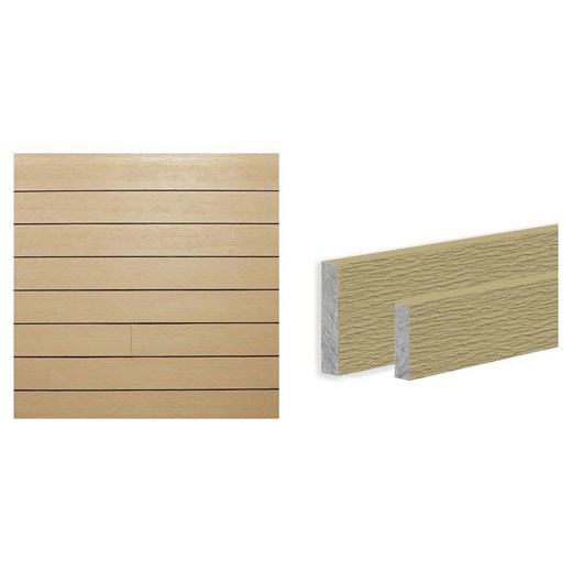 James Hardie Hardie Plank HZ10 8.25 in. x 144 in. Lap Siding and Hardie Trim HZ10 0.75 in. x 3.5 in. x 12 ft. Trim Board Combo - The Home Depot
