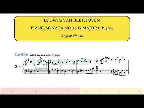 Beethoven, Piano Sonata No.20 in G major, Op.49-2 (Angela Hewitt)