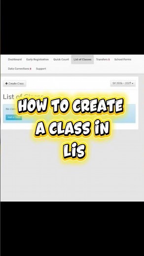 HOW TO CREATE CLASS IN LIS #depedmatatag #minivlog #deped #LIS