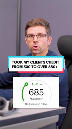 Took my clients credit from 500 to over 680 - #creditscoretip #creditscore #800creditscore #creditrepair #creditrepairservices