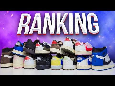 RANKING Air Jordan 1 Travis Scott Sneaker Collection