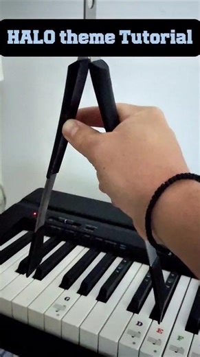 HALO Theme Tutorial #piano #pianotutorial #halo #easy