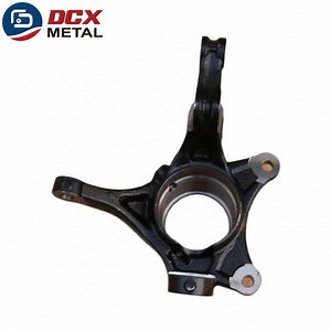 [Hot Item] Liquid Forging Aluminum Squeeze Casting OEM Steering Knuckle with Black Powder Coating