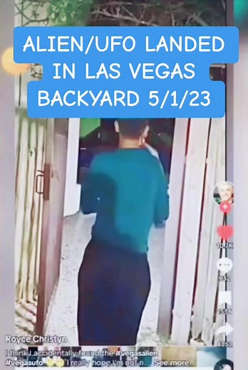 UFO/ALIEN LANDED IN LAS VEGAS BACKYARD 5/1/23. @Royce Christyn #shadowman #alien #ufo #ufolasvegas #lasvegastiktok #backyard #fyp #usa #canada #newyork #uk #florida #mufon #uaptiktok #xyzbca #ufolanding #2023 #fypシ #aliens #uap #ufoenthusiast #ufoinvestigation