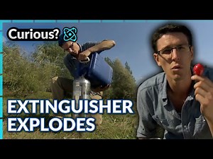 Fire Extinguisher Explodes When Superheated | House of Hazards