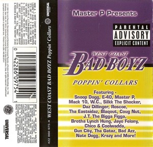 Various - West Coast Bad Boyz - Poppin'  Collars