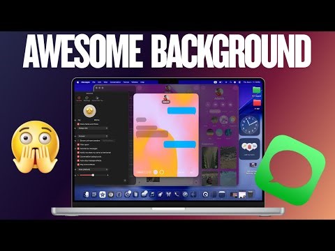 How to Change iMessage Chat Background Color in macOS Tahoe 26